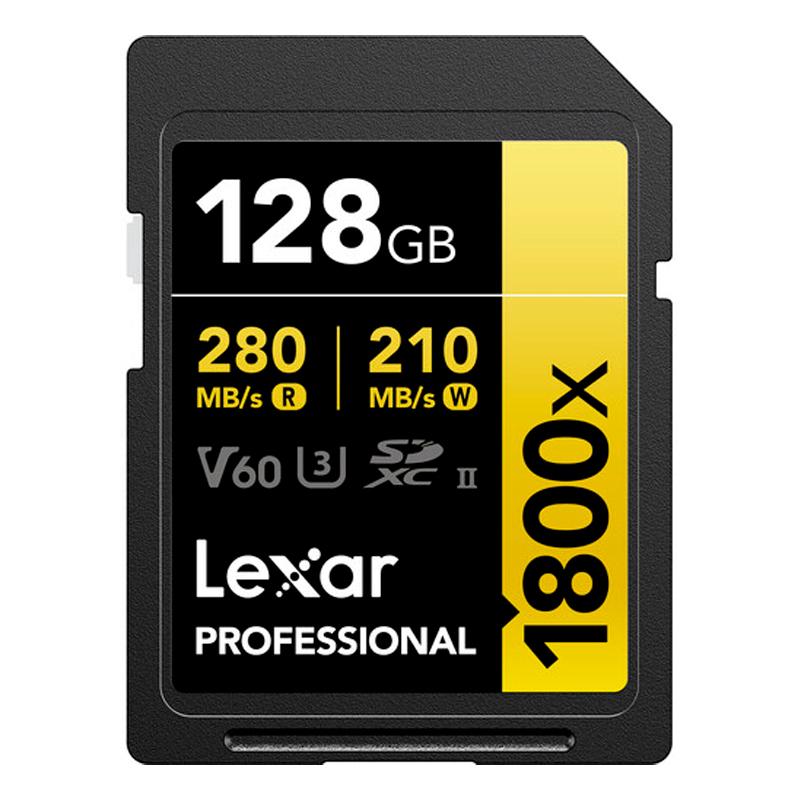 Tarjeta SD Lexar Pro Gold 128GB (V60)